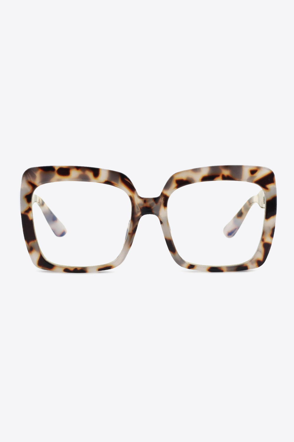 Tortoiseshell Full Rim Square Sunglasses-Teresa&#39;s Fashionista LLC