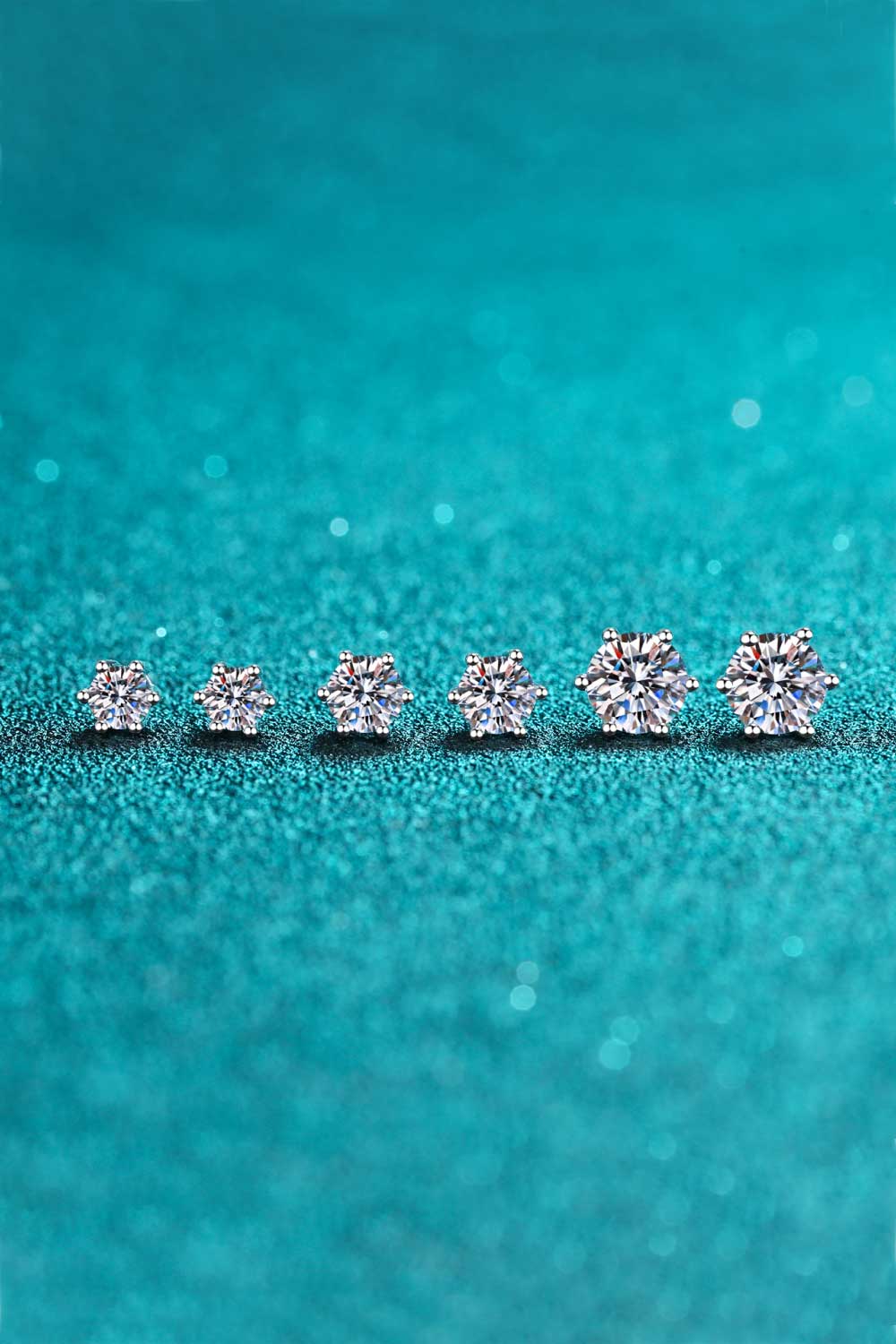 Endless Cheer Moissanite Stud Earrings-Teresa&#39;s Fashionista LLC