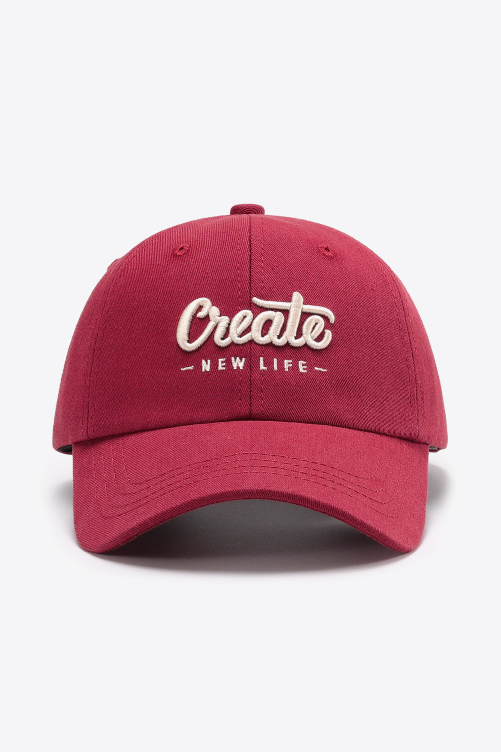 CREATE NEW LIFE Adjustable Cotton Baseball Cap-Teresa&#39;s Fashionista LLC