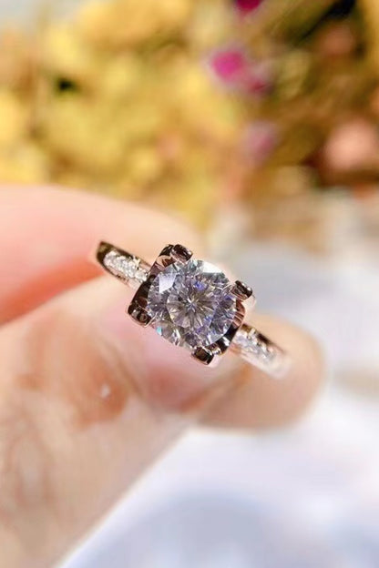 1 Carat Moissanite Ring-Teresa&#39;s Fashionista LLC