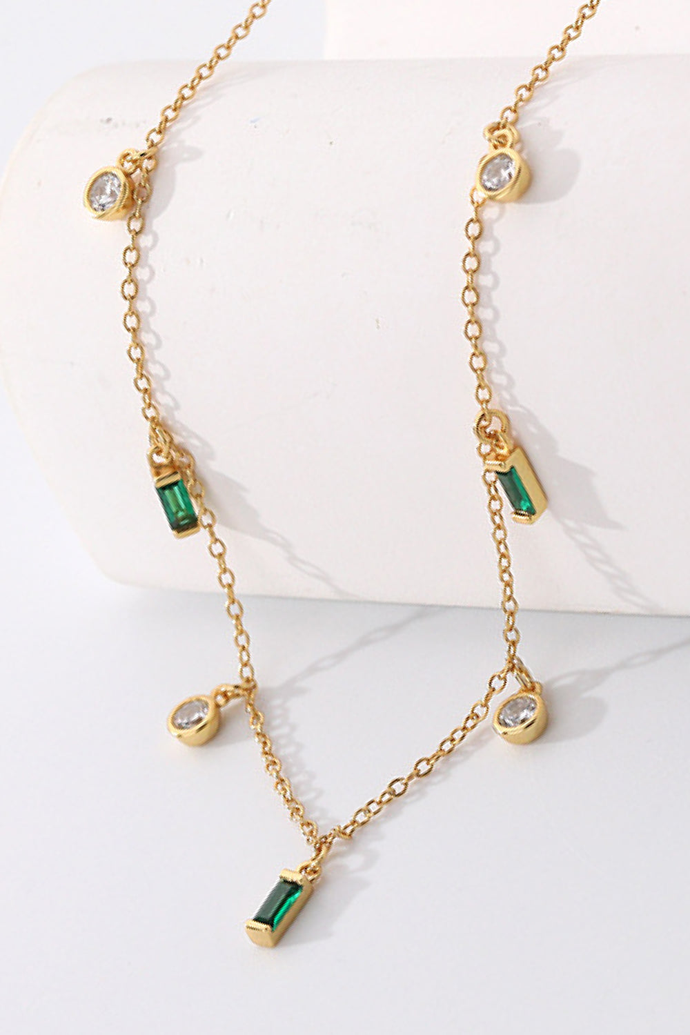 18K Gold Plated Multi-Charm Chain Necklace-Teresa&#39;s Fashionista LLC