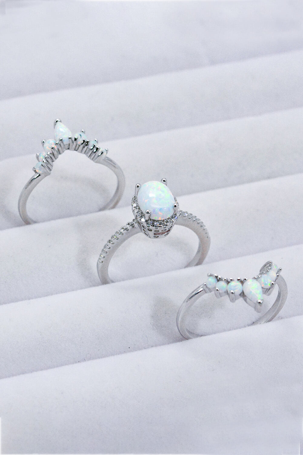 925 Sterling Silver Opal Ring-Teresa&#39;s Fashionista LLC