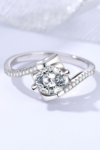 Darling You 925 Sterling Silver Moissanite Ring-Teresa&#39;s Fashionista LLC