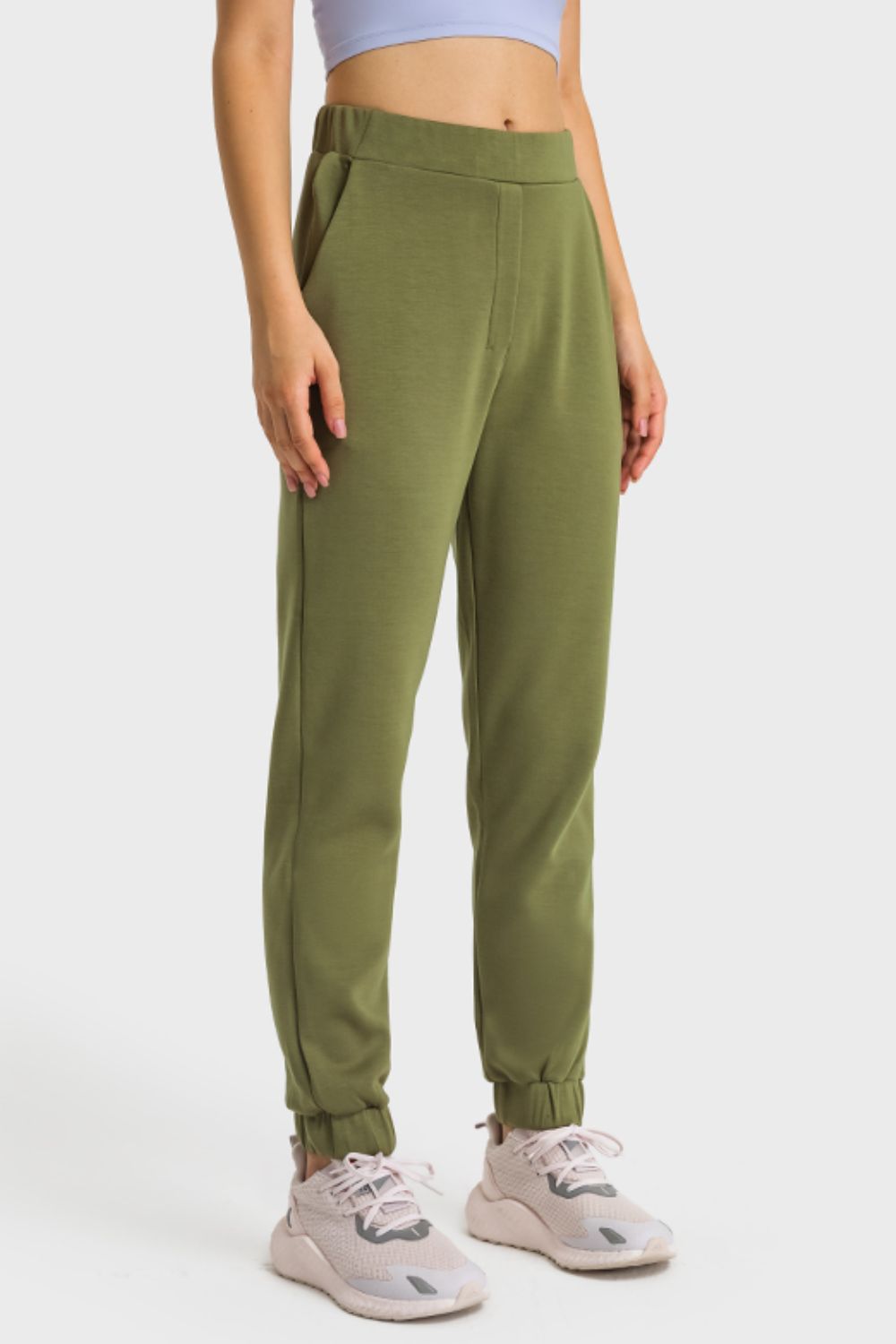 Pull-On Joggers with Side Pockets-Teresa&#39;s Fashionista LLC