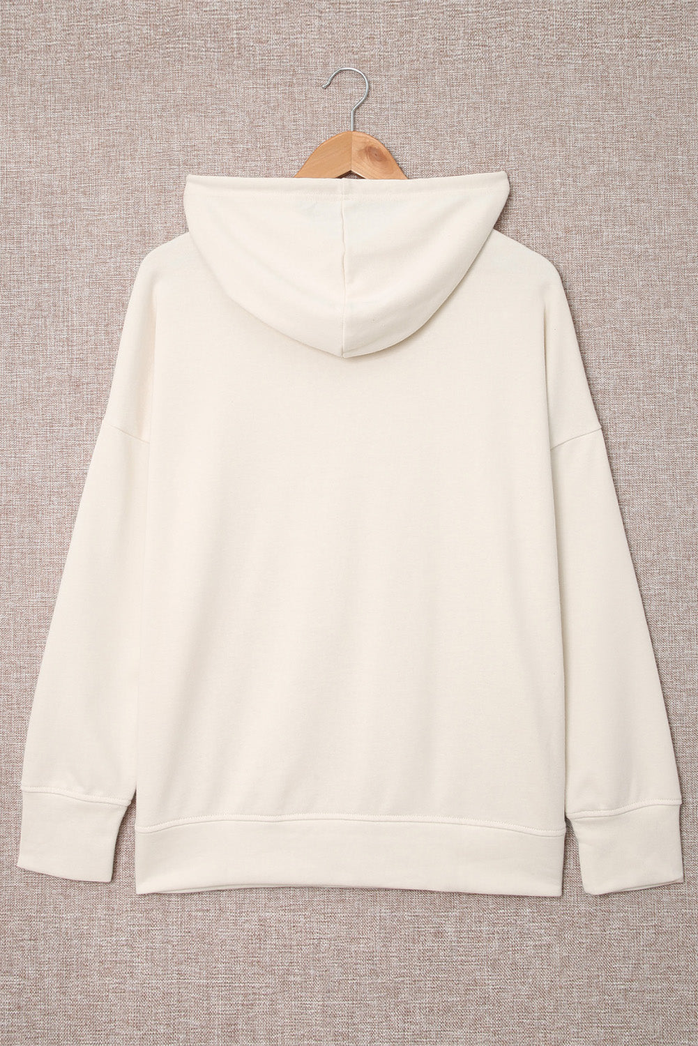 Drop Shoulder Hoodie with Slit-Teresa&#39;s Fashionista LLC