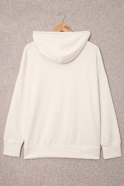 Drop Shoulder Hoodie with Slit-Teresa&#39;s Fashionista LLC