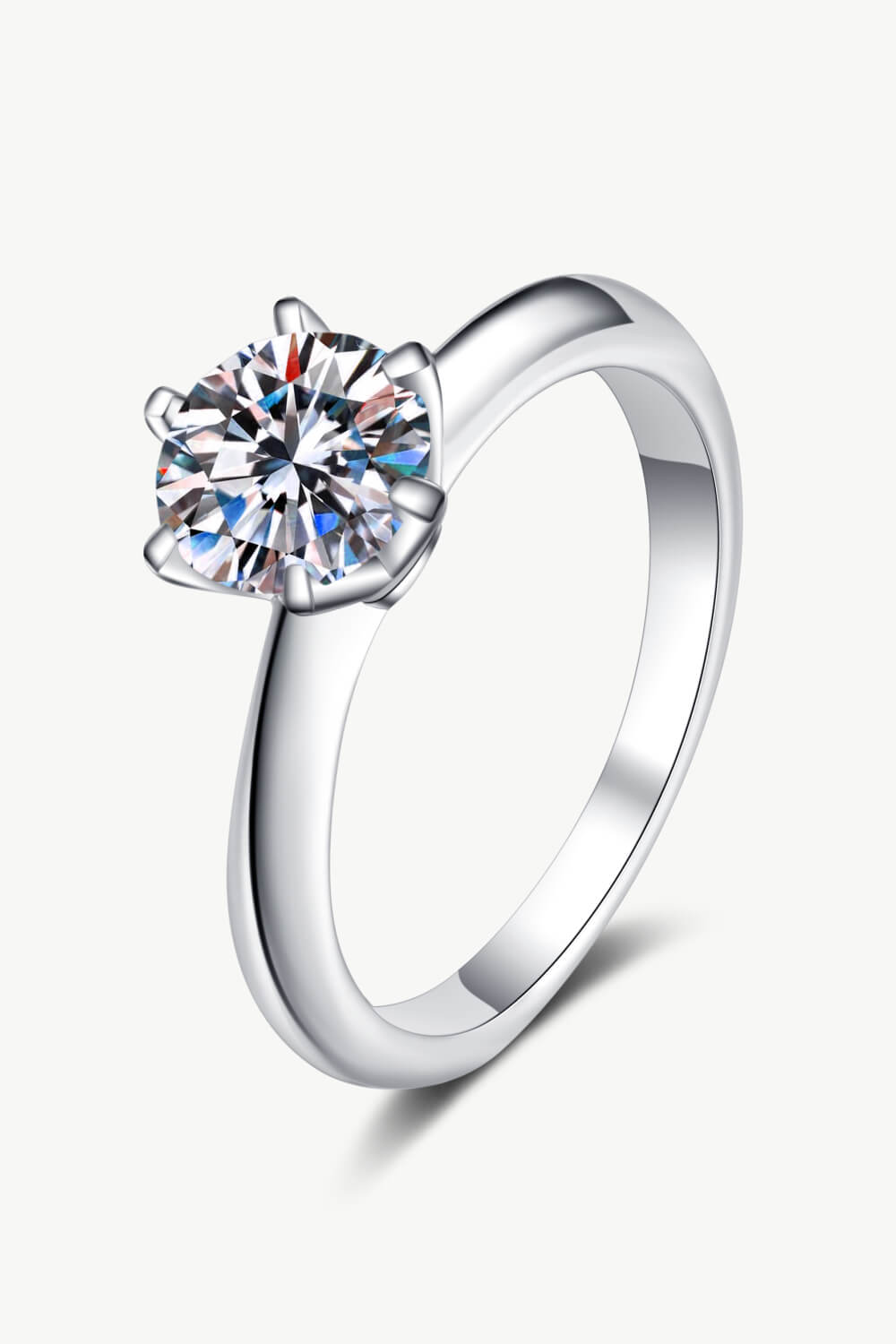 1.5 Carat Moissanite Adjustable Ring-Teresa&#39;s Fashionista LLC