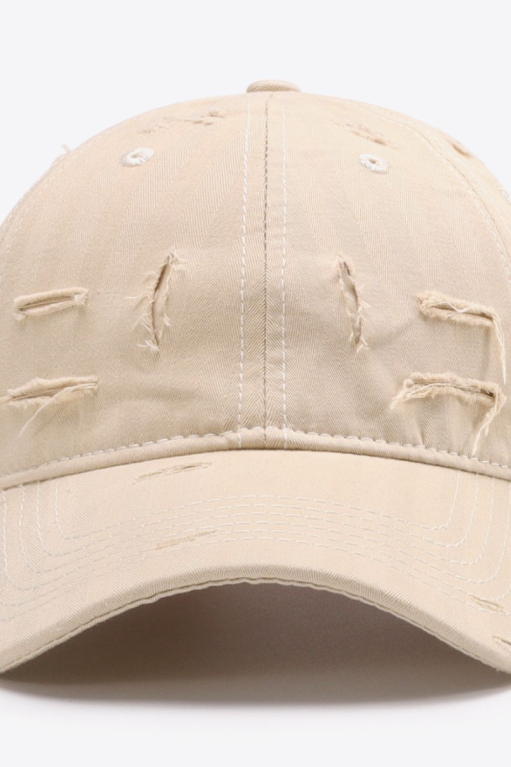 Distressed Adjustable Baseball Cap-Teresa&#39;s Fashionista LLC