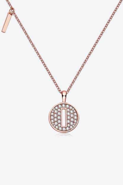 Moissanite A to J Pendant Necklace-Teresa&#39;s Fashionista LLC