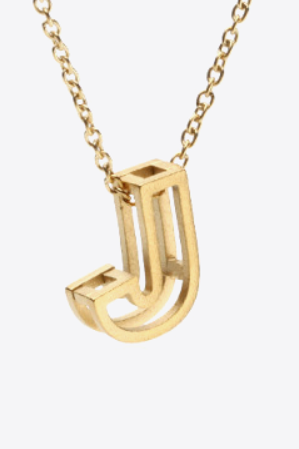 A to J Letter Pendant Nekclace-Teresa&#39;s Fashionista LLC