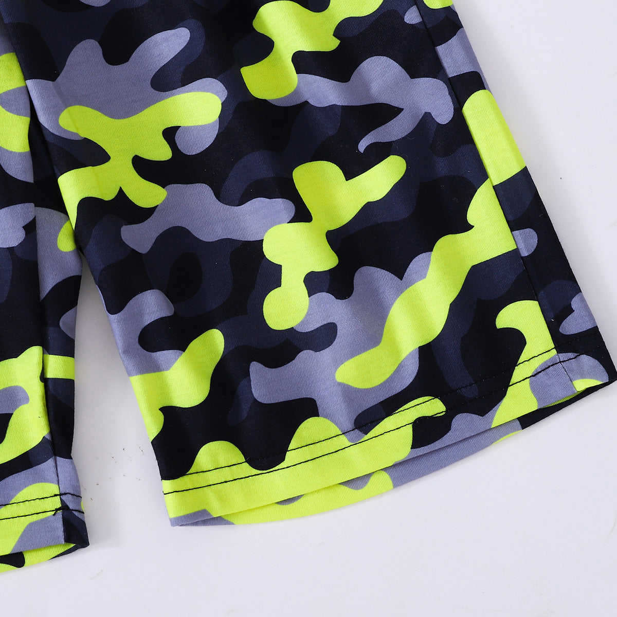 Boys Dinosaur Graphic Tee and Camouflage Shorts Set-Teresa&#39;s Fashionista LLC