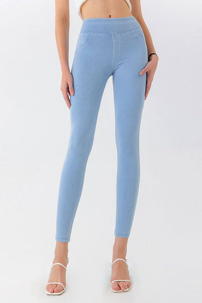 High Waist Skinny Jeans-Teresa&#39;s Fashionista LLC