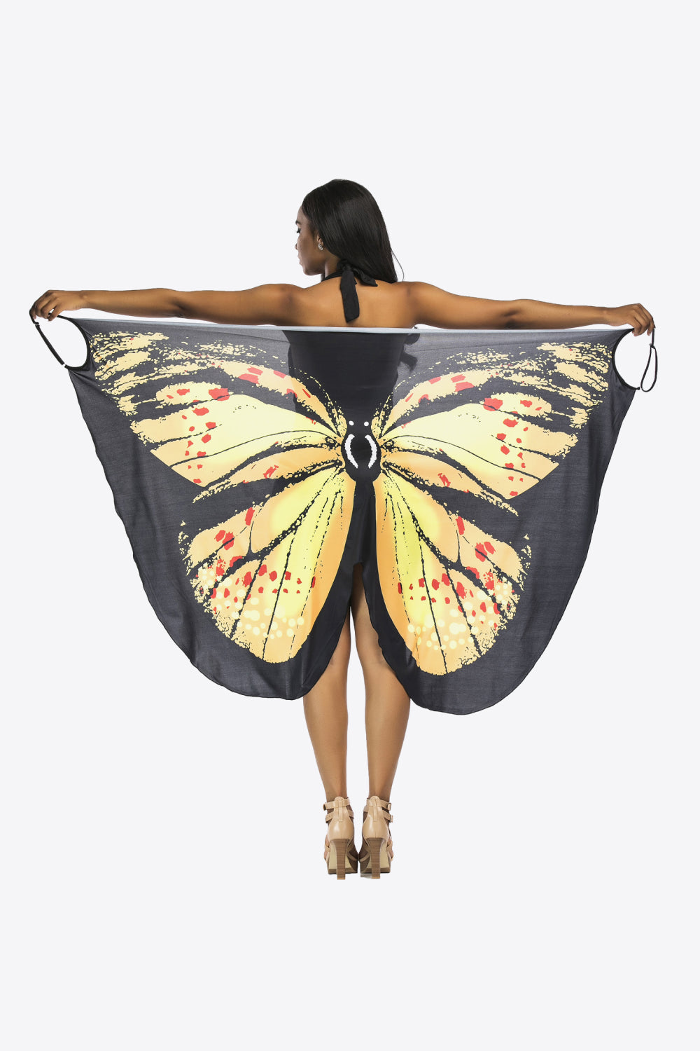 Butterfly Spaghetti Strap Cover Up-Teresa&#39;s Fashionista LLC