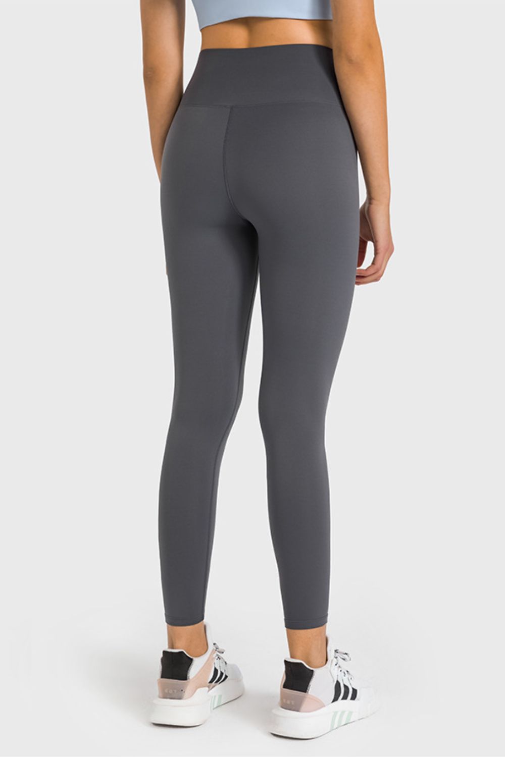 High Waist Ankle-Length Yoga Leggings-Teresa&#39;s Fashionista LLC