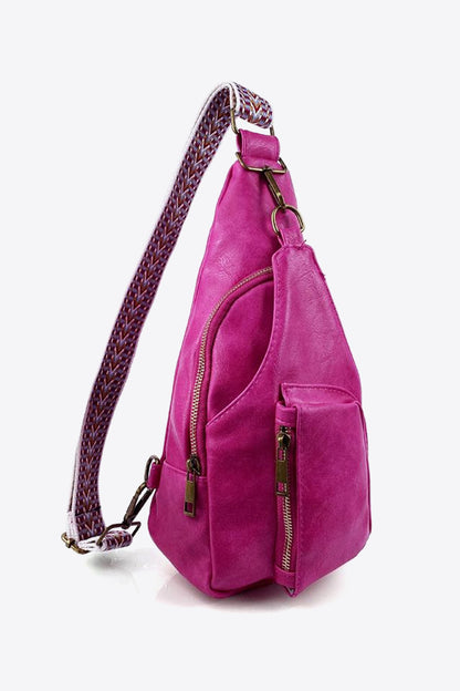 All The Feels PU Leather Sling Bag-Teresa&#39;s Fashionista LLC