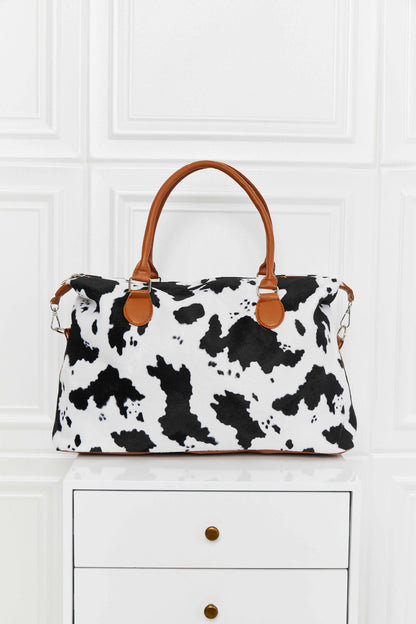 Animal Print Brushed Weekender Bag-Teresa&#39;s Fashionista LLC