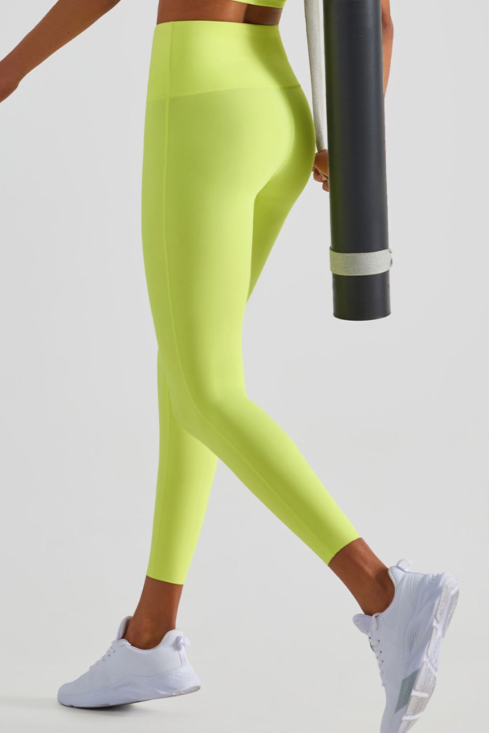 High Waist Seamless Ankle-Length Yoga Leggings-Teresa&#39;s Fashionista LLC