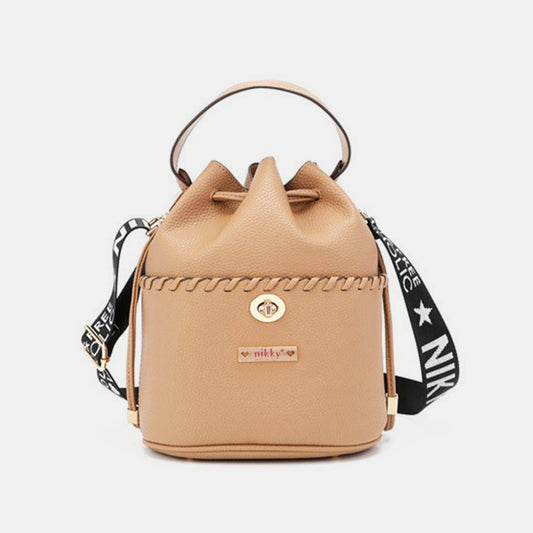 Nicole Lee USA Drawstring Bucket Bag-Teresa&#39;s Fashionista LLC