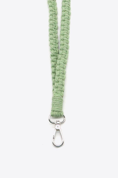 Assorted 2-Pack Hand-Woven Lanyard Keychain-Teresa&#39;s Fashionista LLC