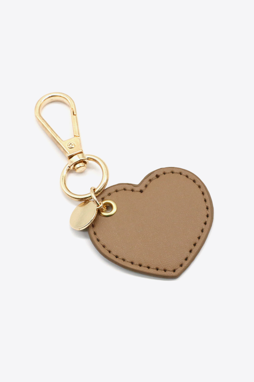 Assorted 4-Pack Heart Shape PU Leather Keychain-Teresa&#39;s Fashionista LLC