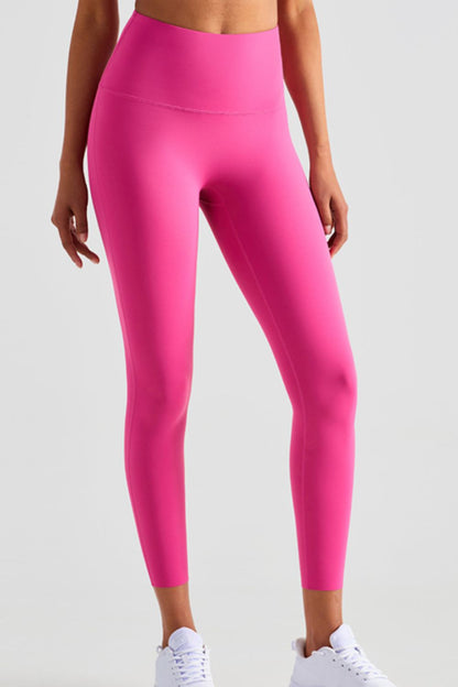 High Waist Seamless Ankle-Length Yoga Leggings-Teresa&#39;s Fashionista LLC