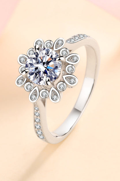 Can't Stop Your Shine 925 Sterling Silver Moissanite Ring-Teresa&#39;s Fashionista LLC