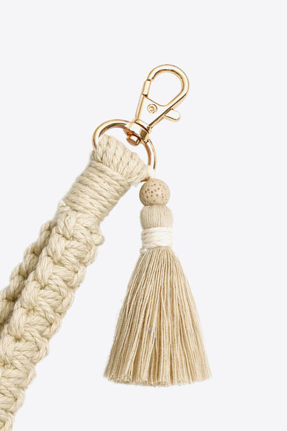 Wristlet Keychain with Tassel-Teresa&#39;s Fashionista LLC