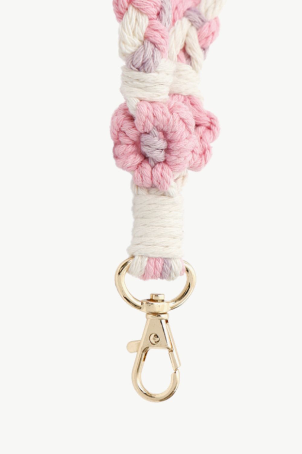 Floral Braided Wristlet Key Chain-Teresa&#39;s Fashionista LLC