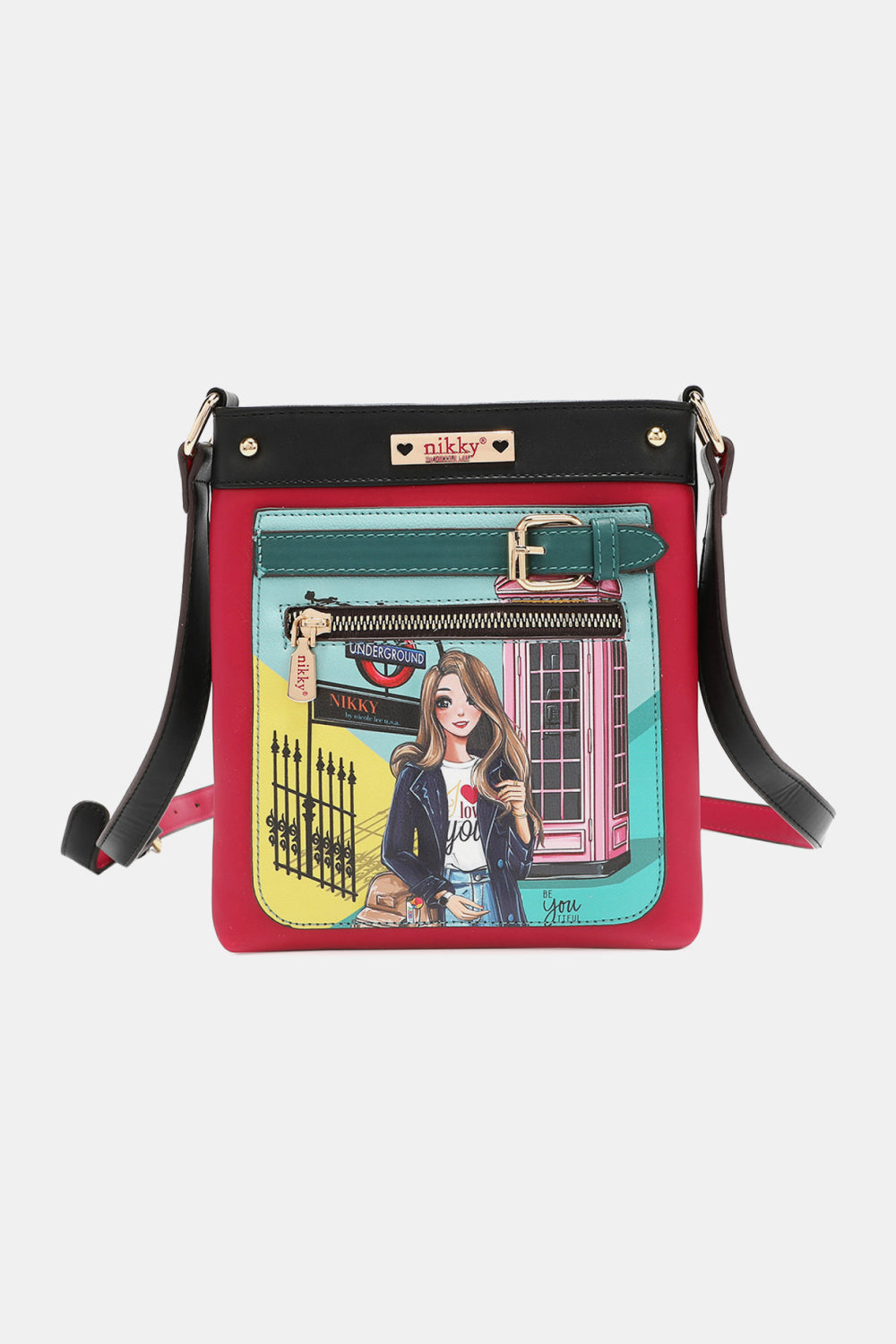 Nicole Lee USA Nikky Crossbody Bag-Teresa&#39;s Fashionista LLC