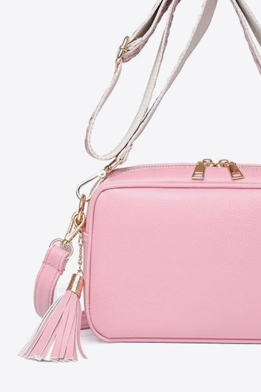 PU Leather Tassel Crossbody Bag-Teresa&#39;s Fashionista LLC