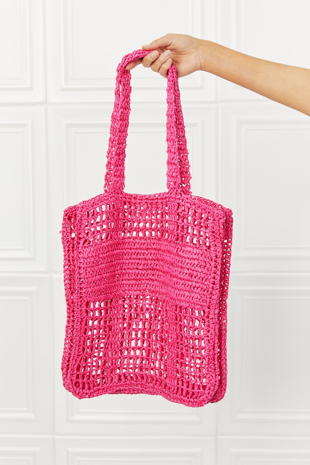 Fame Tropic Babe Staw Tote Bag-Teresa&#39;s Fashionista LLC