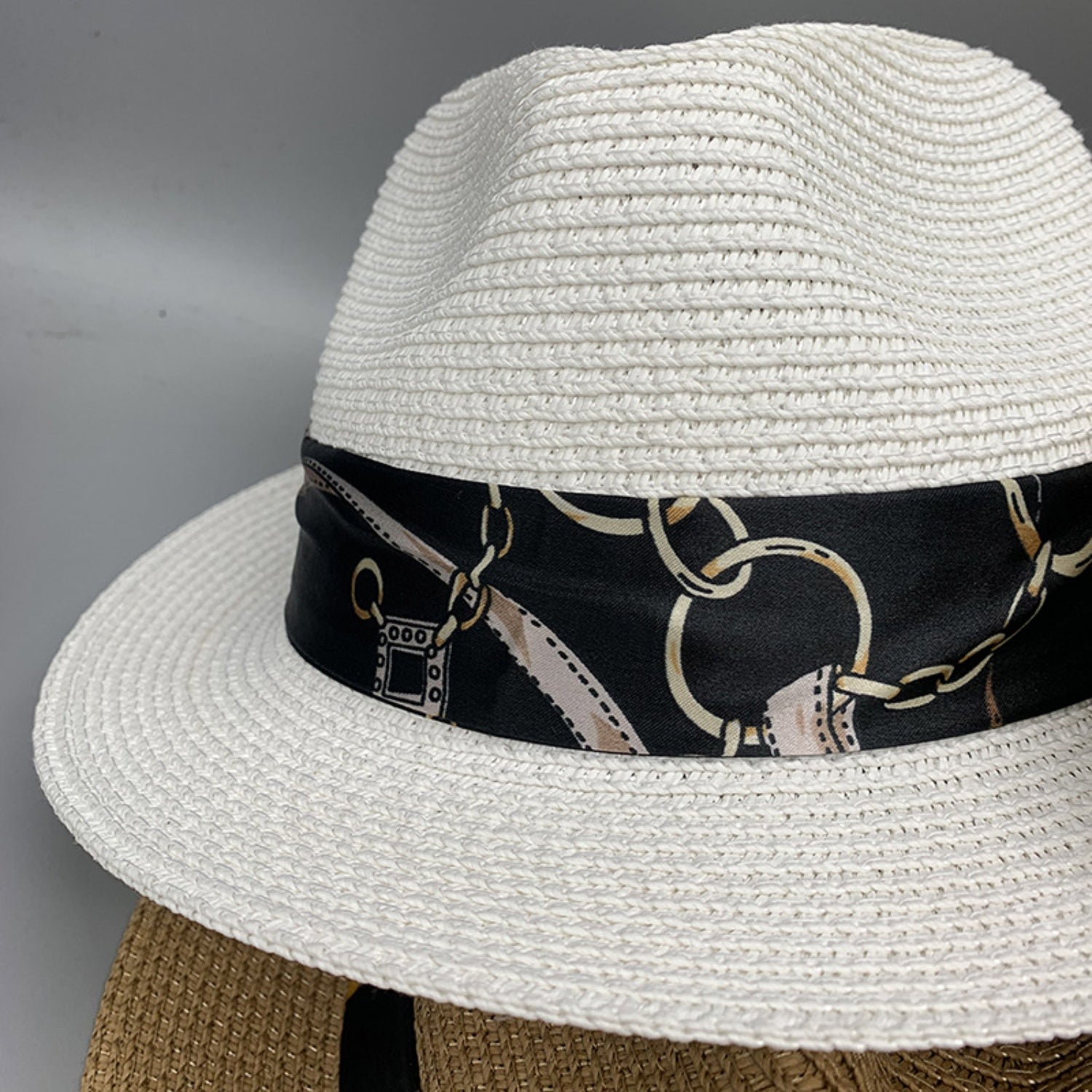 Short Brim Jute Cloth Hat-Teresa&#39;s Fashionista LLC