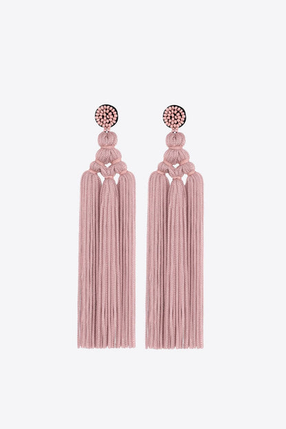 Beaded Tassel Earrings-Teresa&#39;s Fashionista LLC