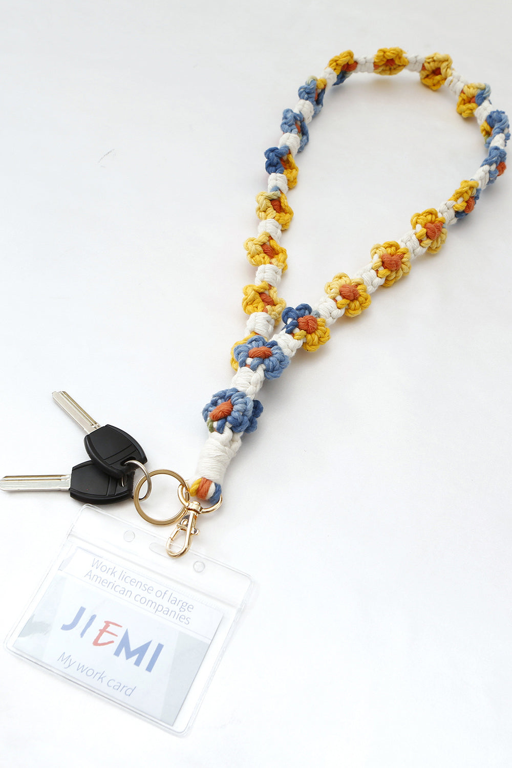 Floral Lanyard Key Chain-Teresa&#39;s Fashionista LLC