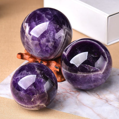 Natural Amethyst Ball-Teresa&#39;s Fashionista LLC