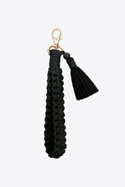 Wristlet Keychain with Tassel-Teresa&#39;s Fashionista LLC