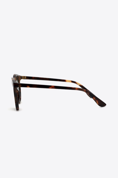 Tortoiseshell Round Polycarbonate Sunglasses-Teresa&#39;s Fashionista LLC