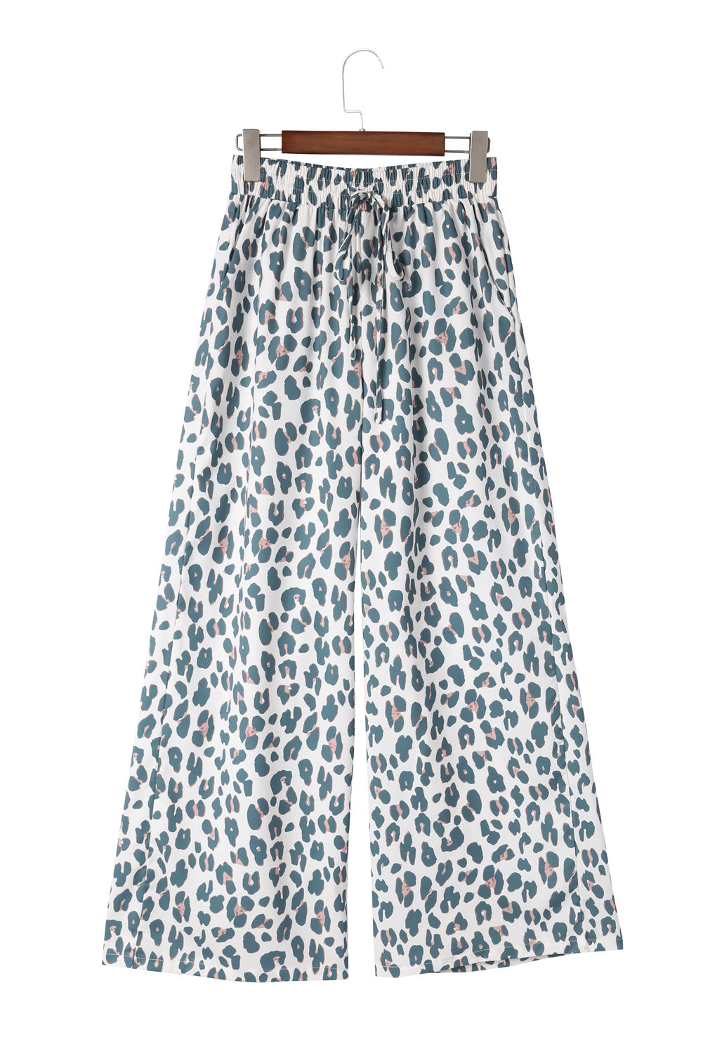 Leopard Drawstring Waist Culottes-Teresa&#39;s Fashionista LLC