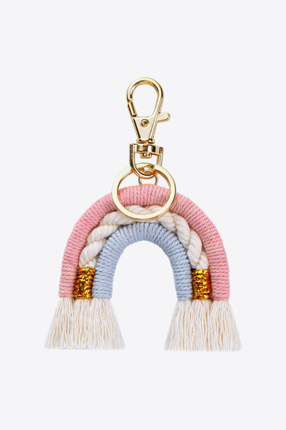 Random 4-Pack Rainbow Tassel Key Chain-Teresa&#39;s Fashionista LLC