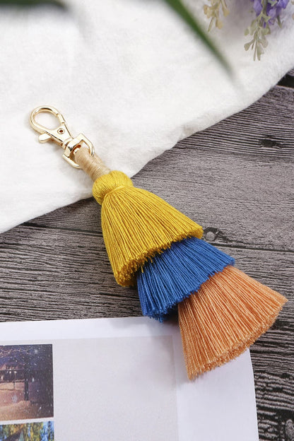 Layered Tassel Keychain-Teresa&#39;s Fashionista LLC