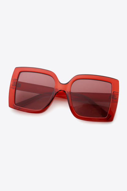 Acetate Lens Square Sunglasses-Teresa&#39;s Fashionista LLC