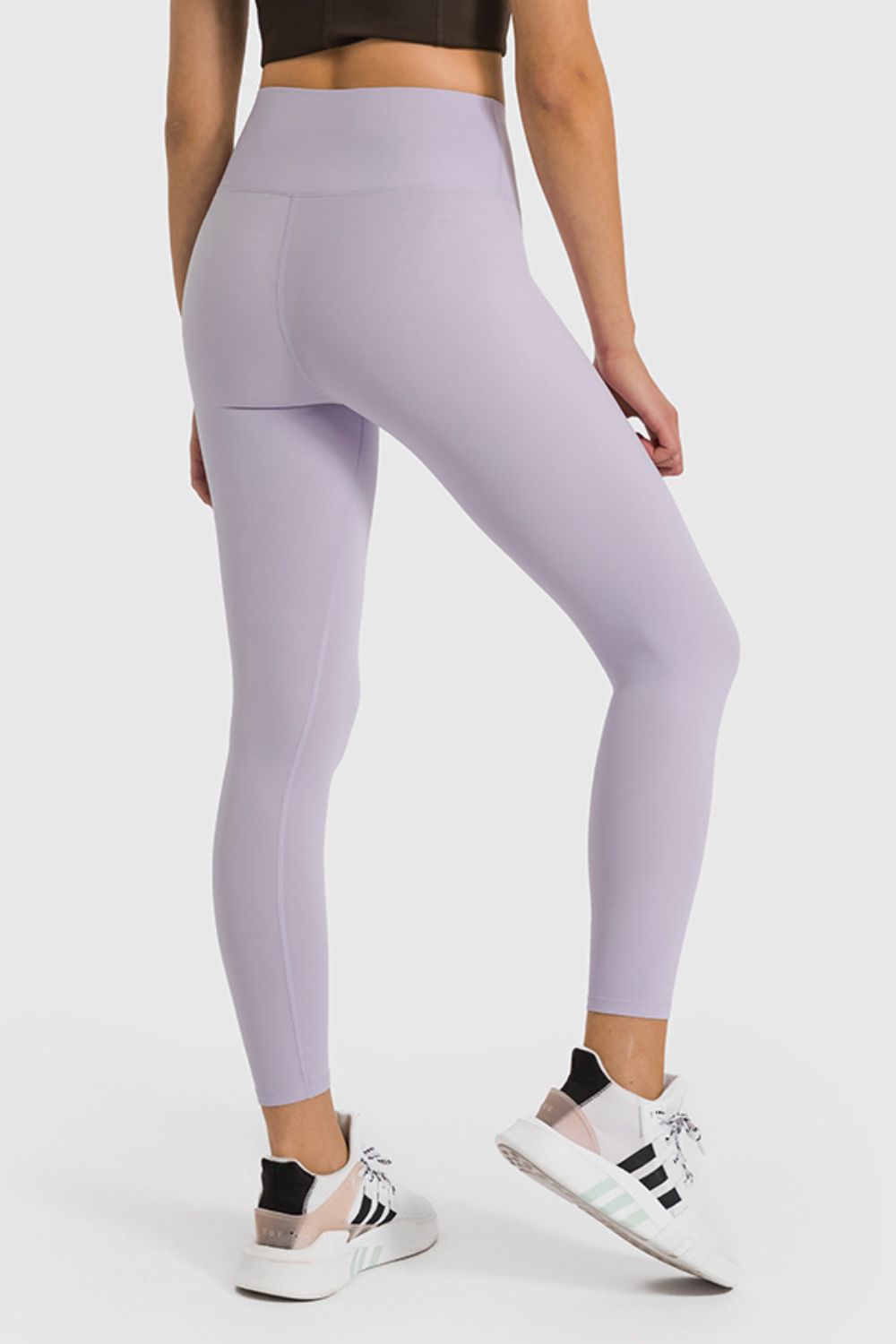 High Waist Ankle-Length Yoga Leggings-Teresa&#39;s Fashionista LLC