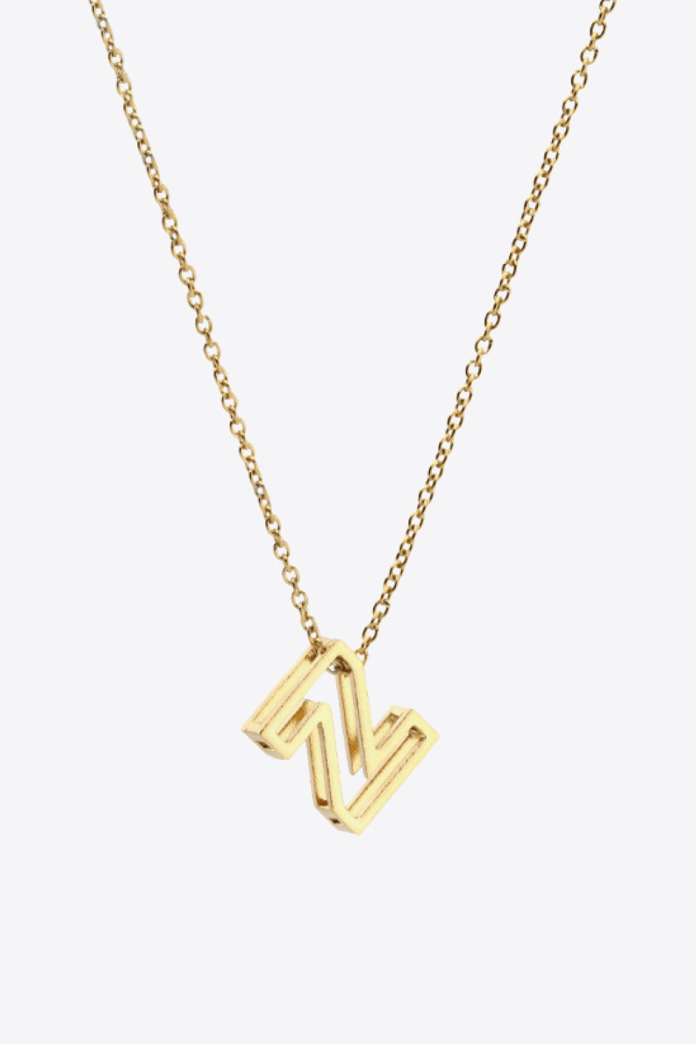 U to Z Letter Pendant Nekclace-Teresa&#39;s Fashionista LLC