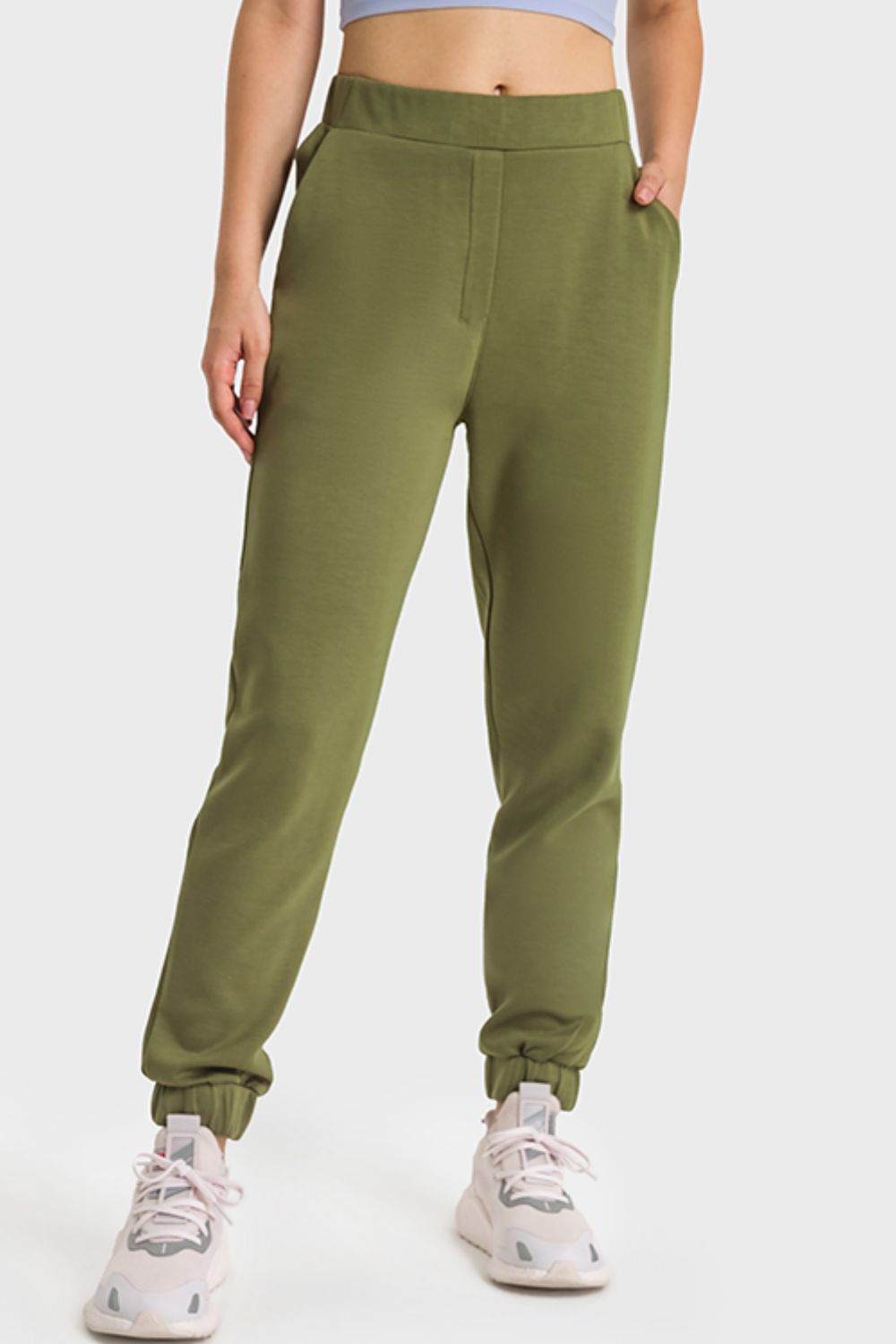 Pull-On Joggers with Side Pockets-Teresa&#39;s Fashionista LLC