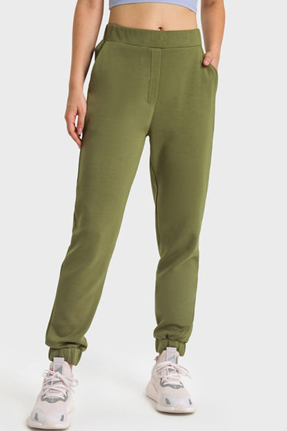 Pull-On Joggers with Side Pockets-Teresa&#39;s Fashionista LLC