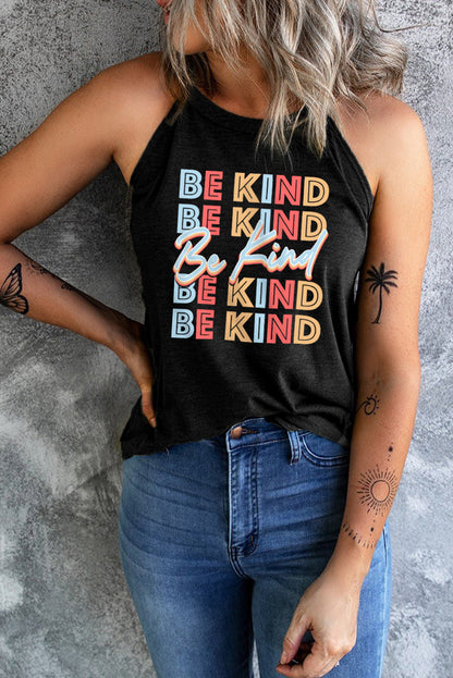 BE KIND Graphic Tank Top-Teresa&#39;s Fashionista LLC