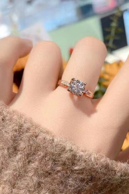 1 Carat Moissanite Ring-Teresa&#39;s Fashionista LLC