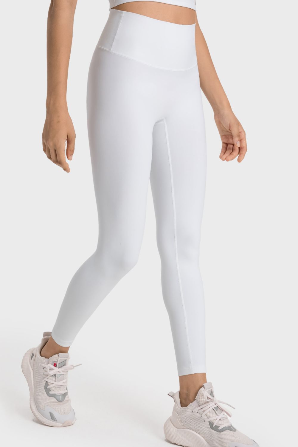 High-Rise Wide Waistband Yoga Leggings-Teresa&#39;s Fashionista LLC