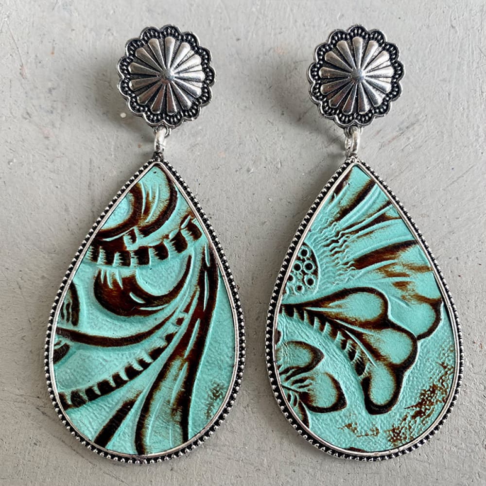 Alloy Teardrop Earrings-Teresa&#39;s Fashionista LLC