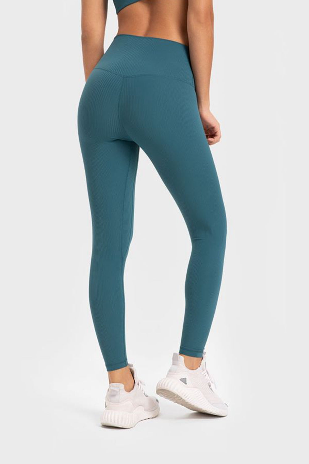 Highly Stretchy Wide Waistband Yoga Leggings-Teresa&#39;s Fashionista LLC